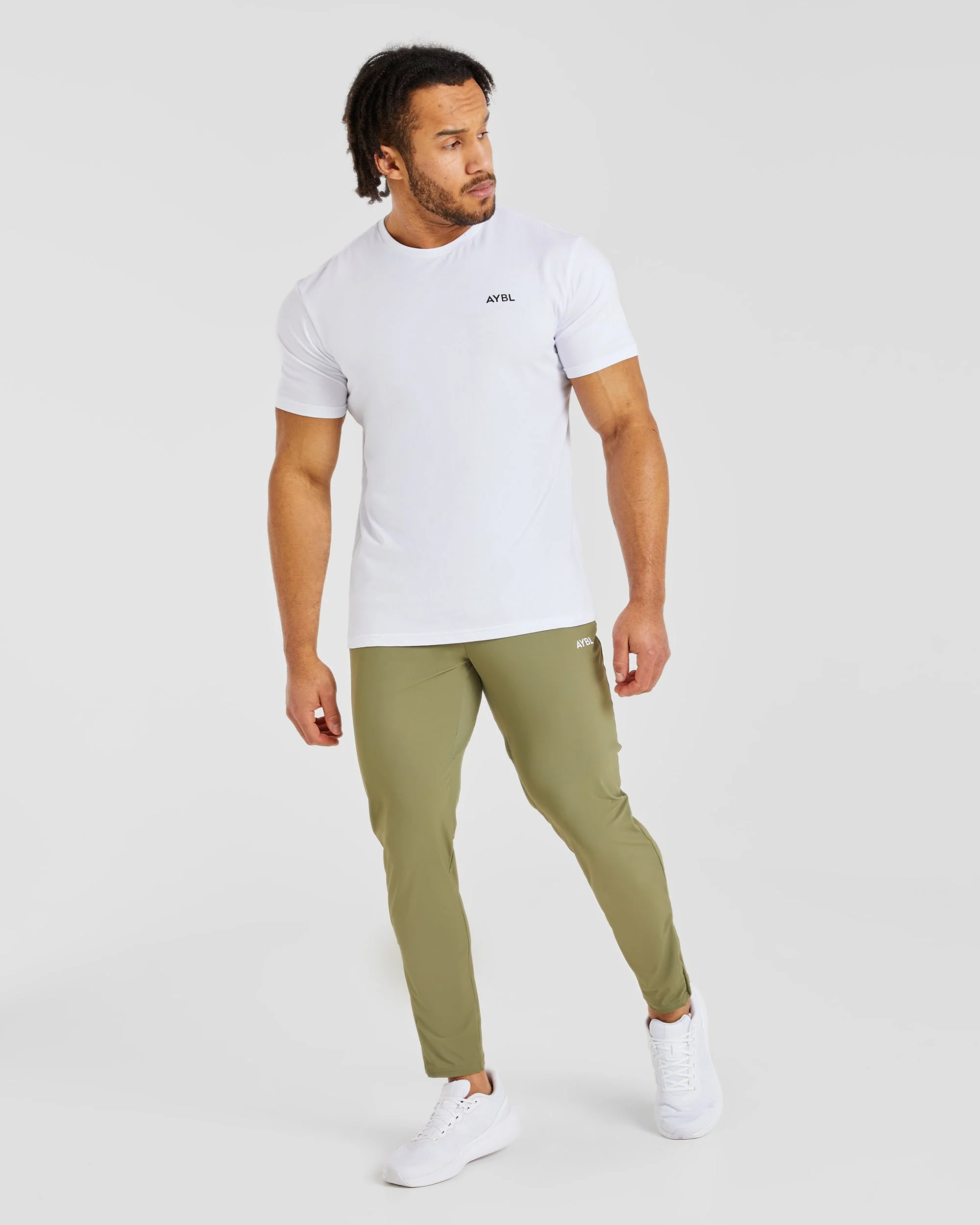Ascend Zip Joggers - Olive Vert - Image 3