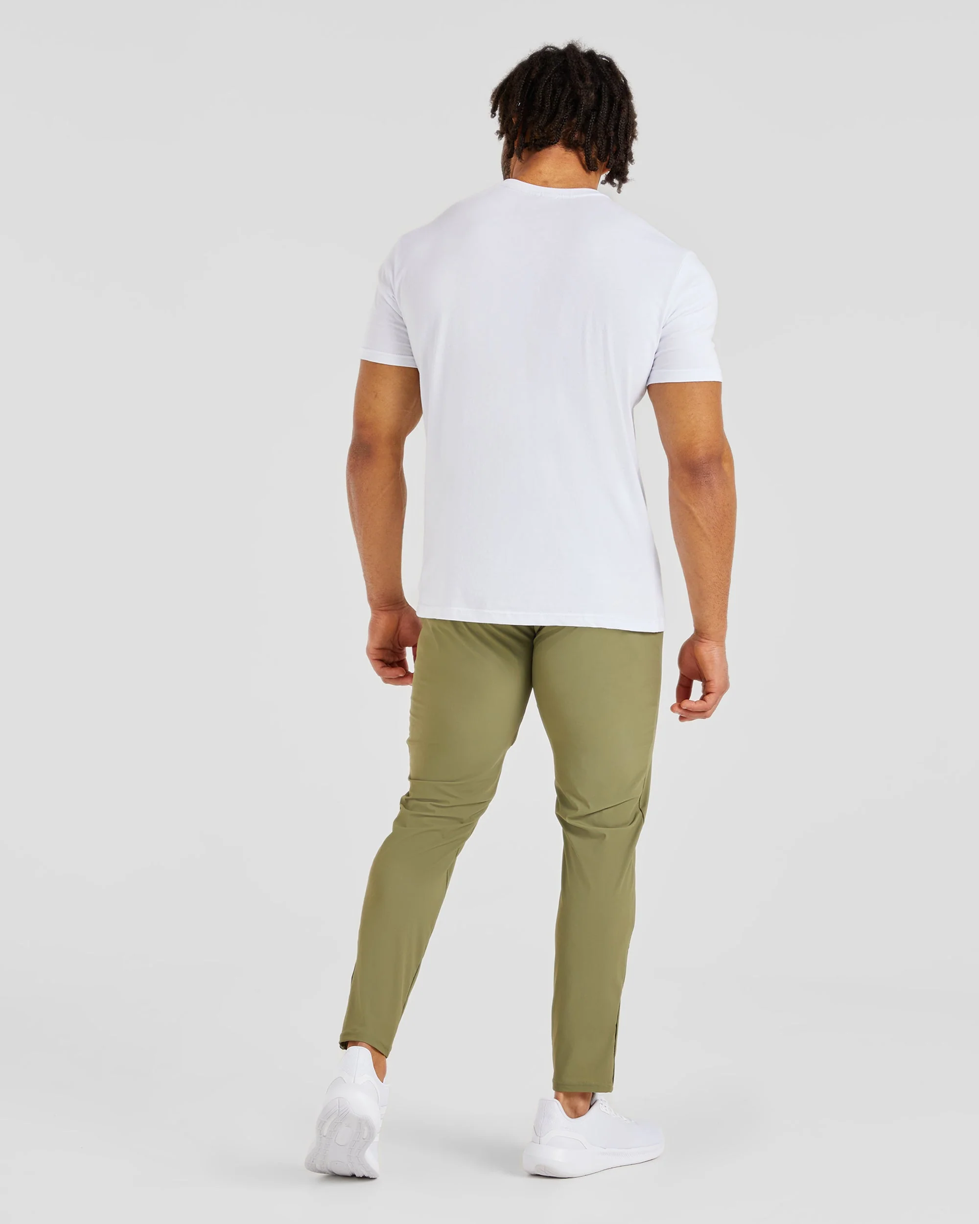 Ascend Zip Joggers - Olive Vert - Image 4