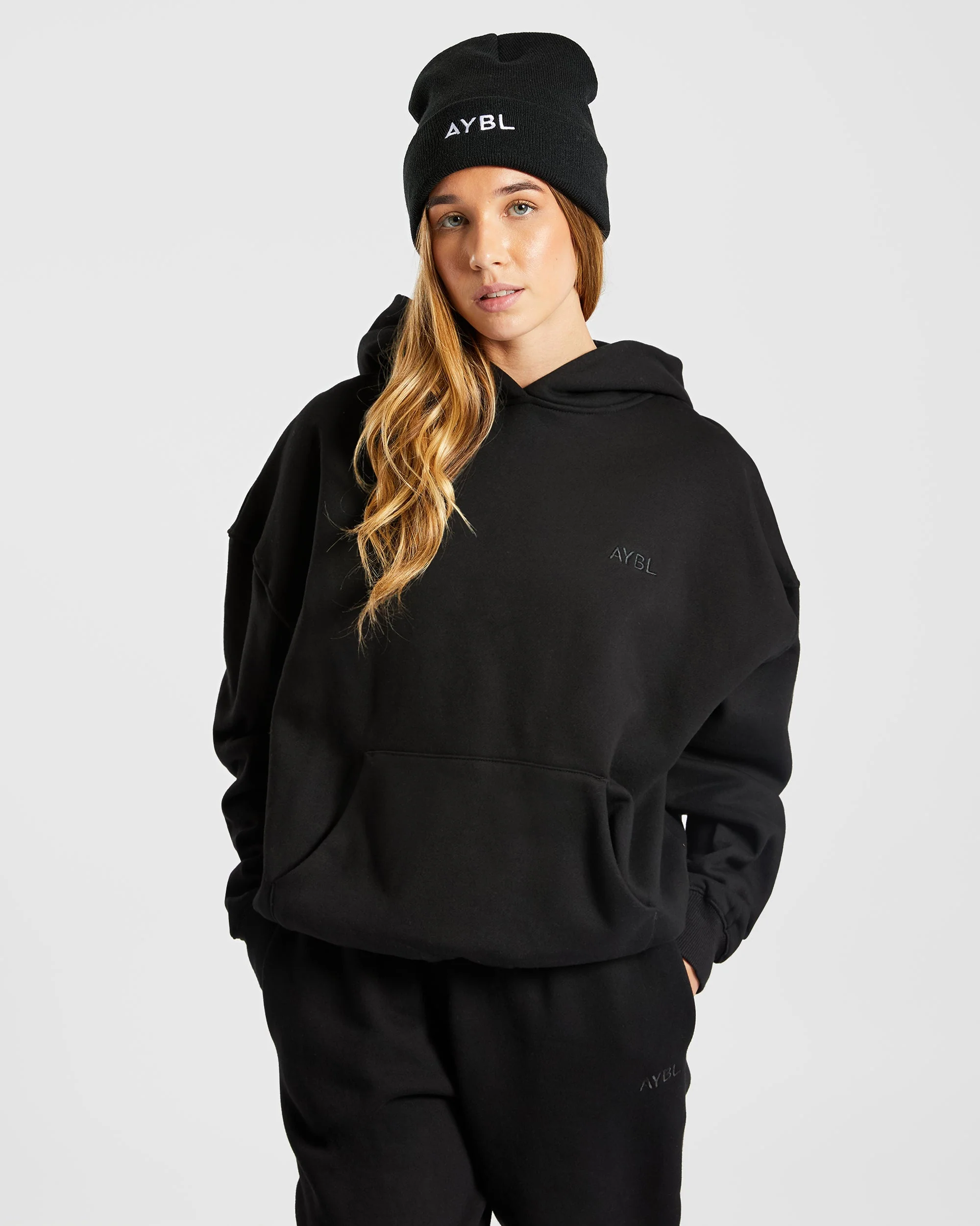 Embroidered Beanie - Noir - Image 4