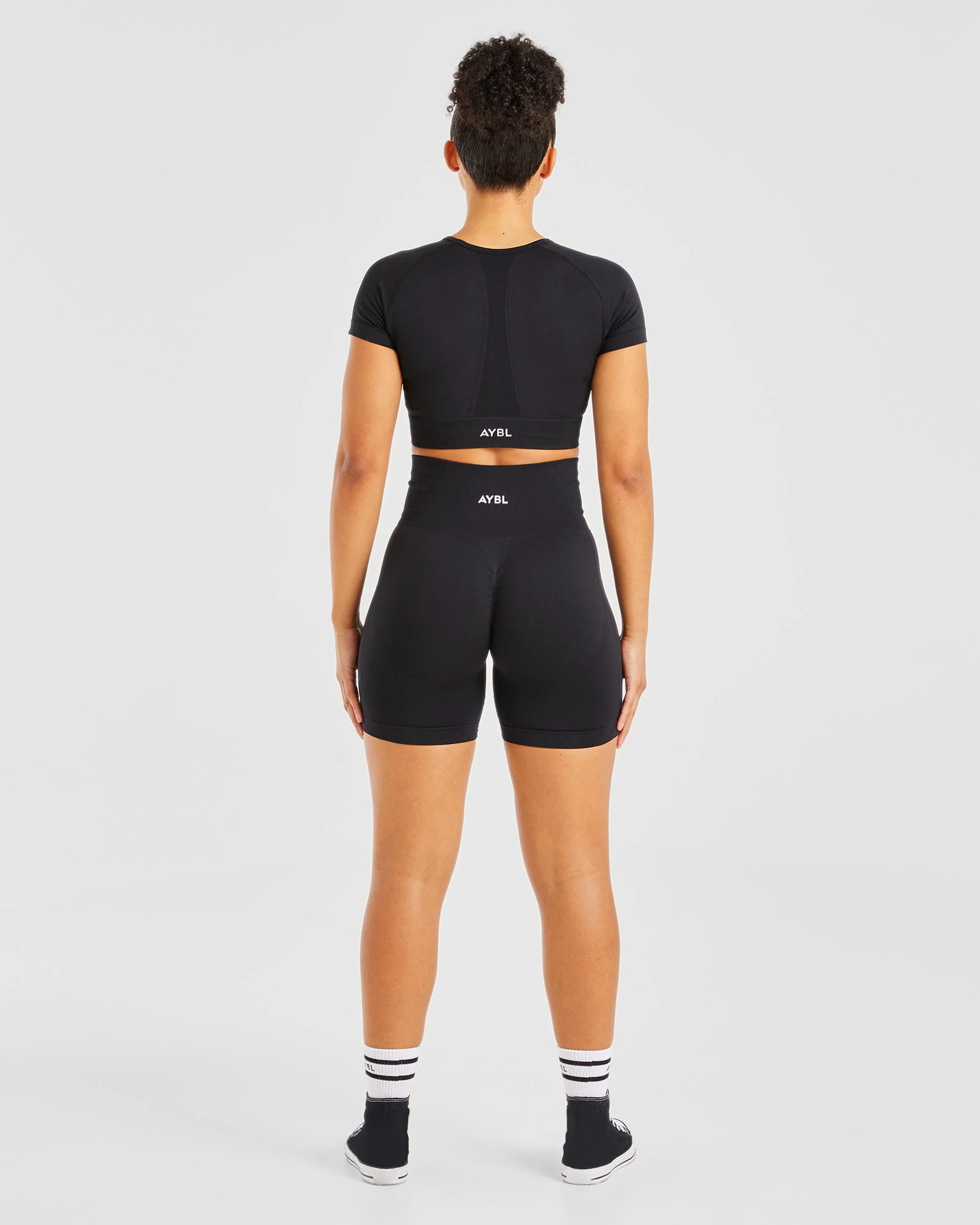 Empower Seamless Cycling Shorts - Noir - Image 4