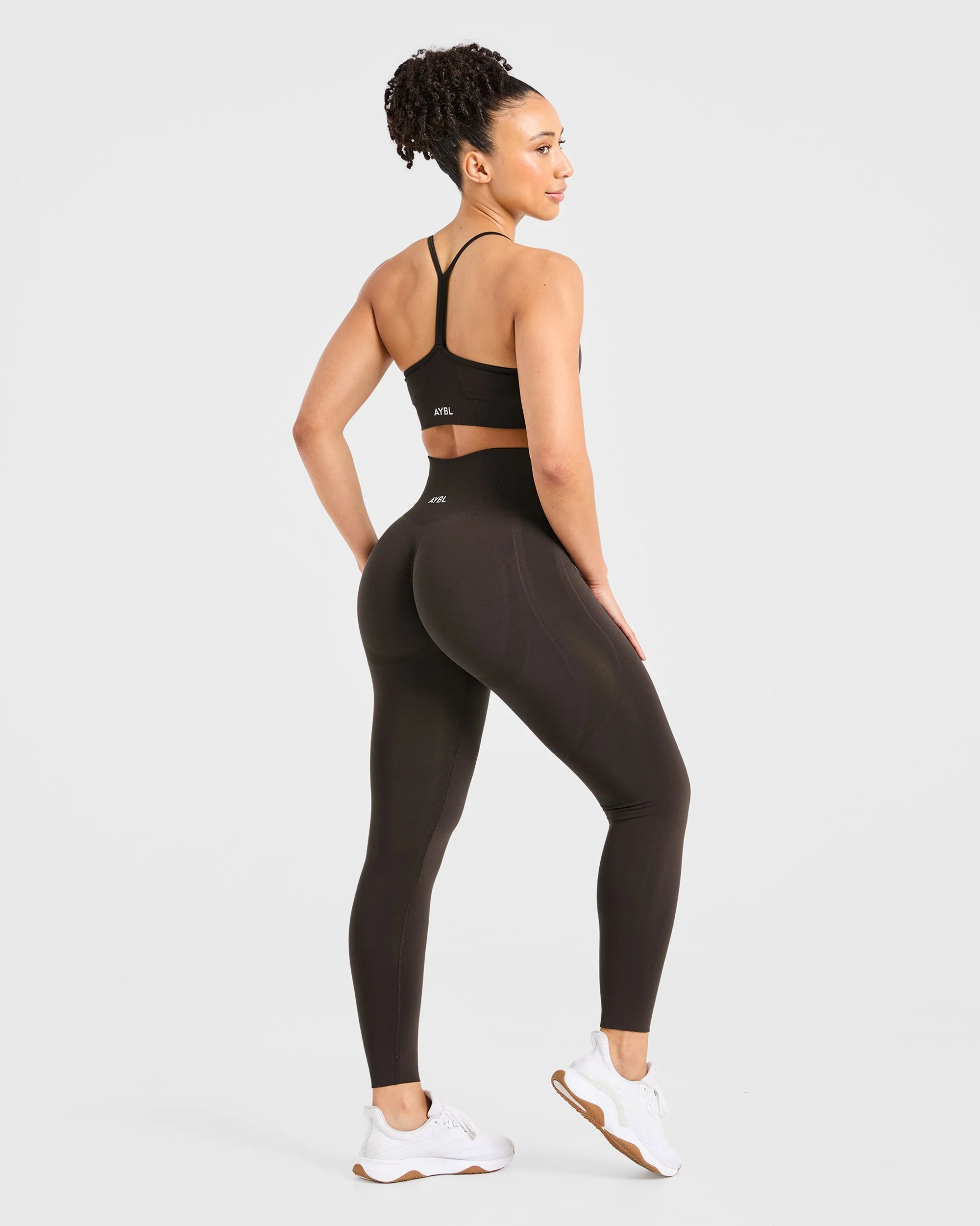 Empower Seamless Leggings - Cocoa Marron - Image 3