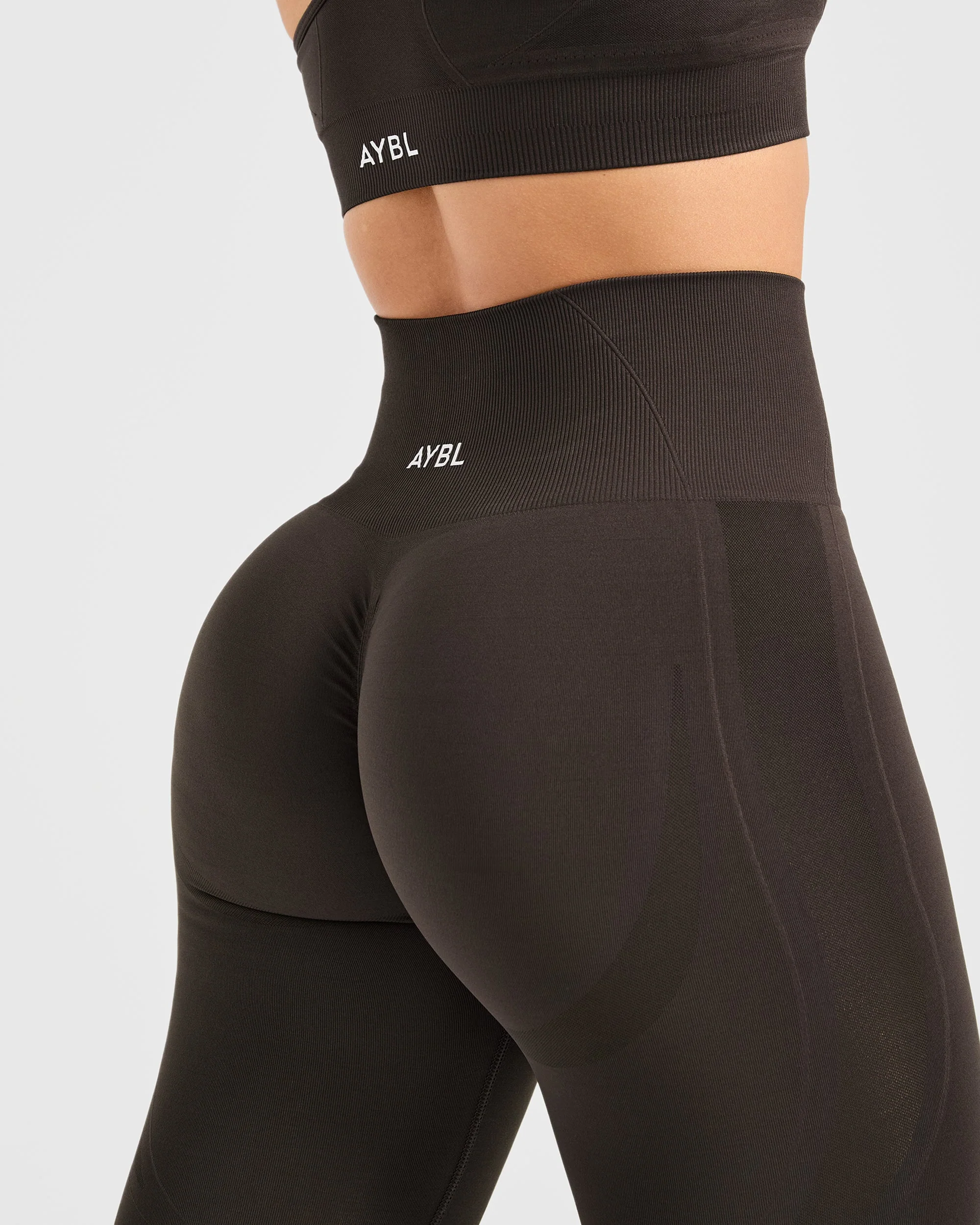 Empower Seamless Leggings - Cocoa Marron - Image 6
