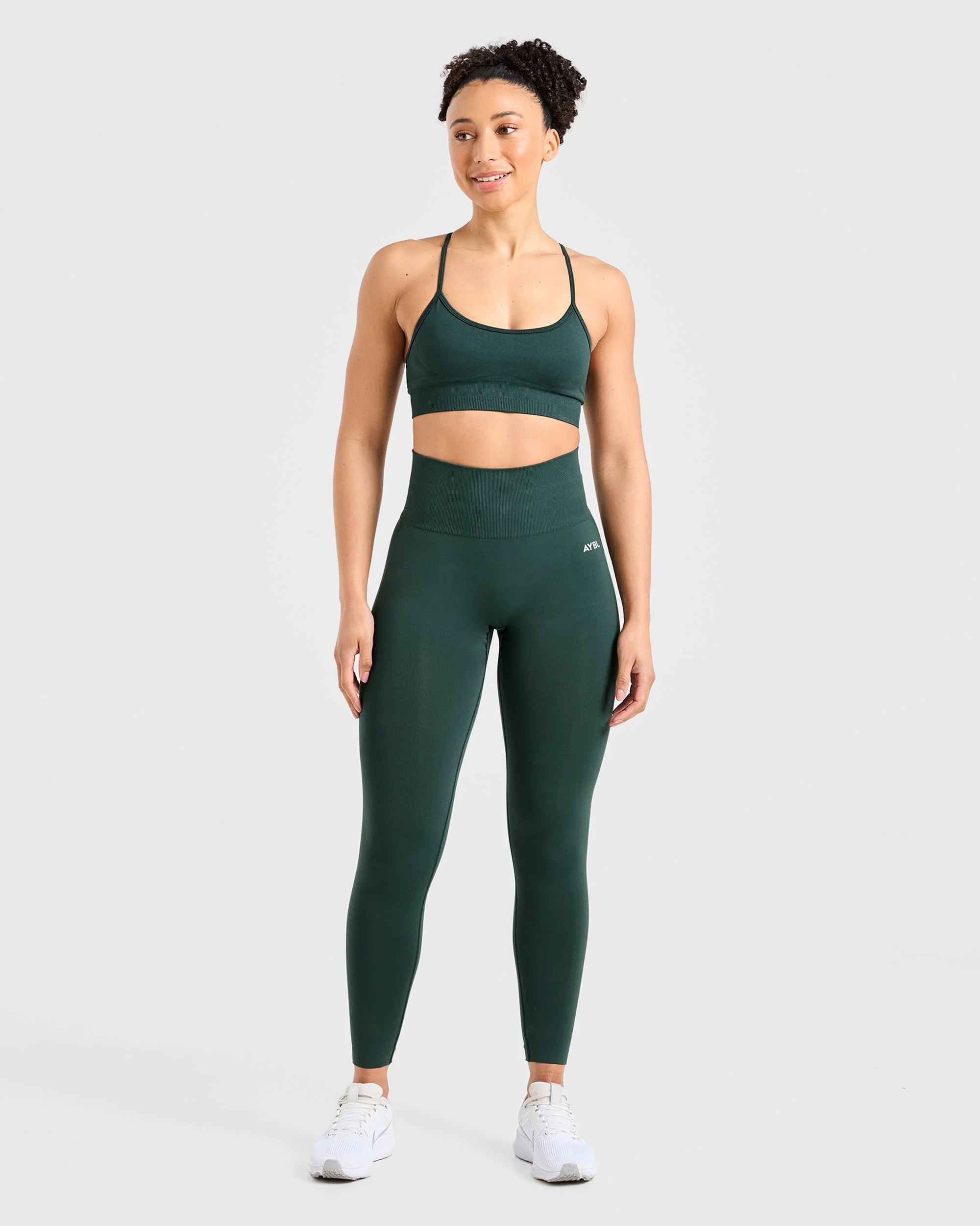 Empower Seamless Leggings - Dark Vert - Image 4
