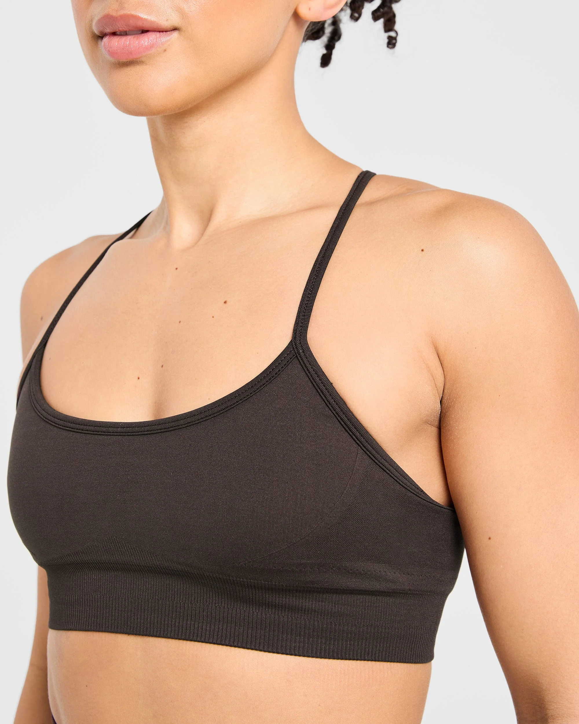 Empower Seamless Sports Bra - Cocoa Marron - Image 5