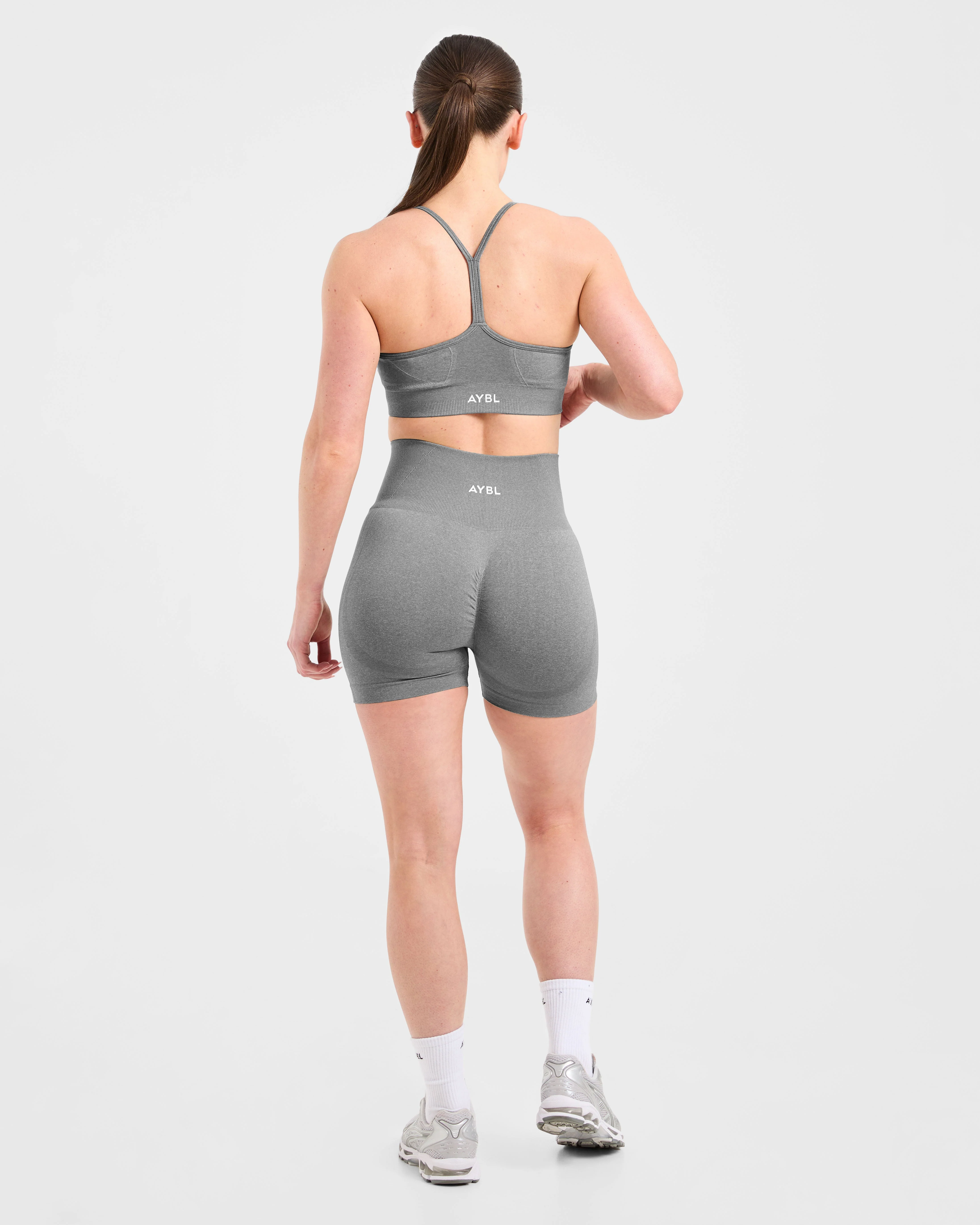 Empower Seamless Sports Bra - Gris Marl - Image 4