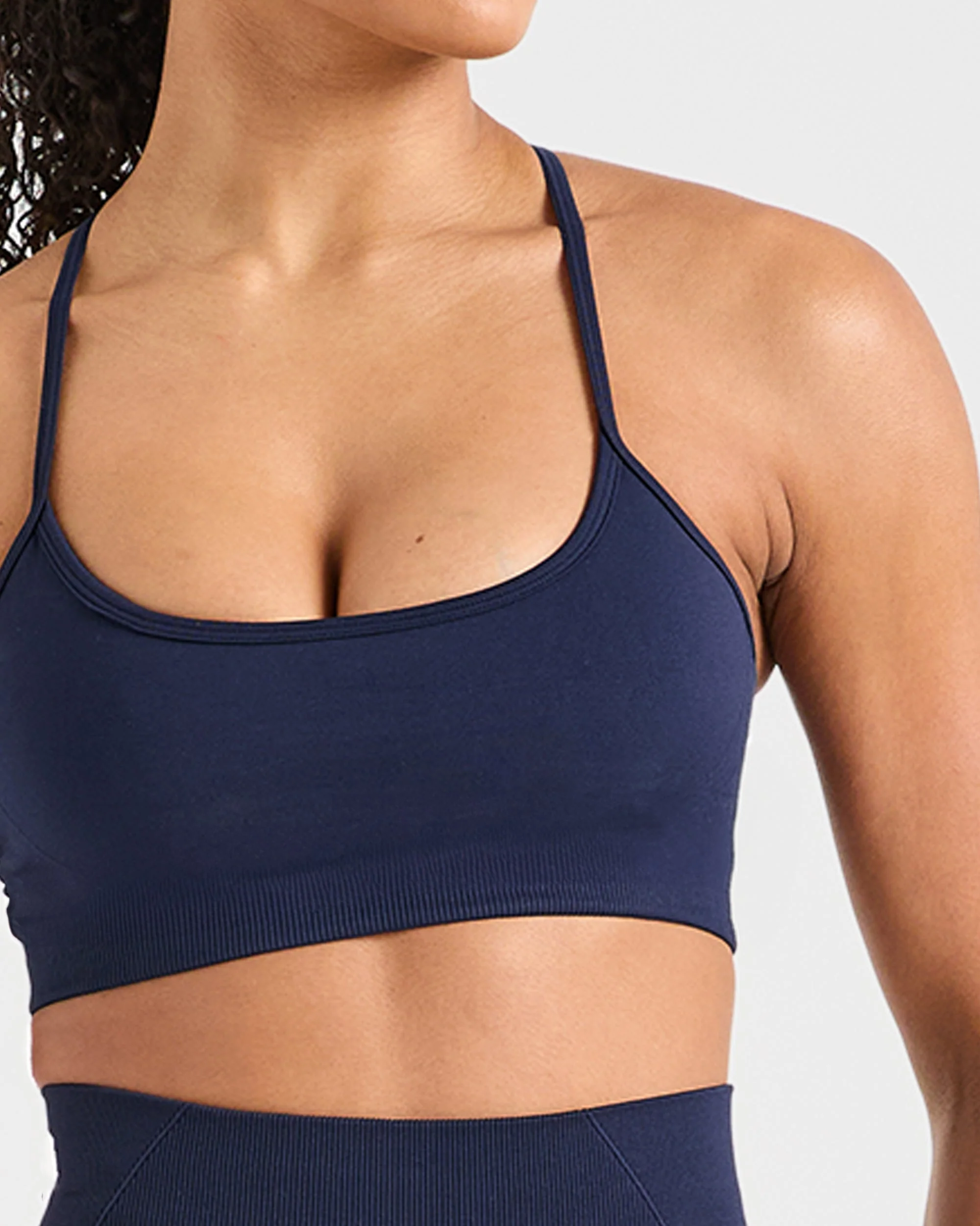 Empower Seamless Sports Bra - Navy - Image 5