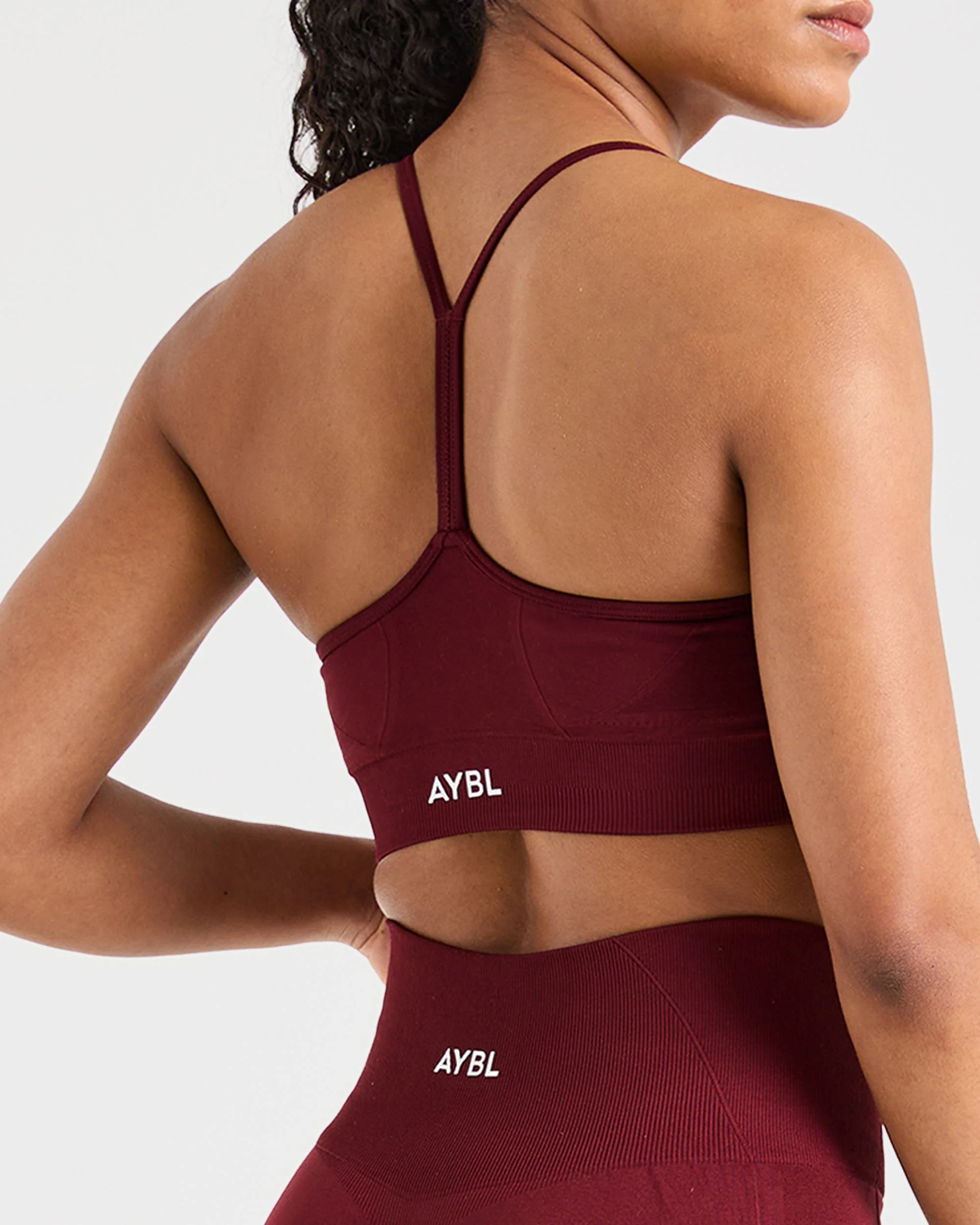 Empower Seamless Sports Bra - Rouge Wine - Image 6