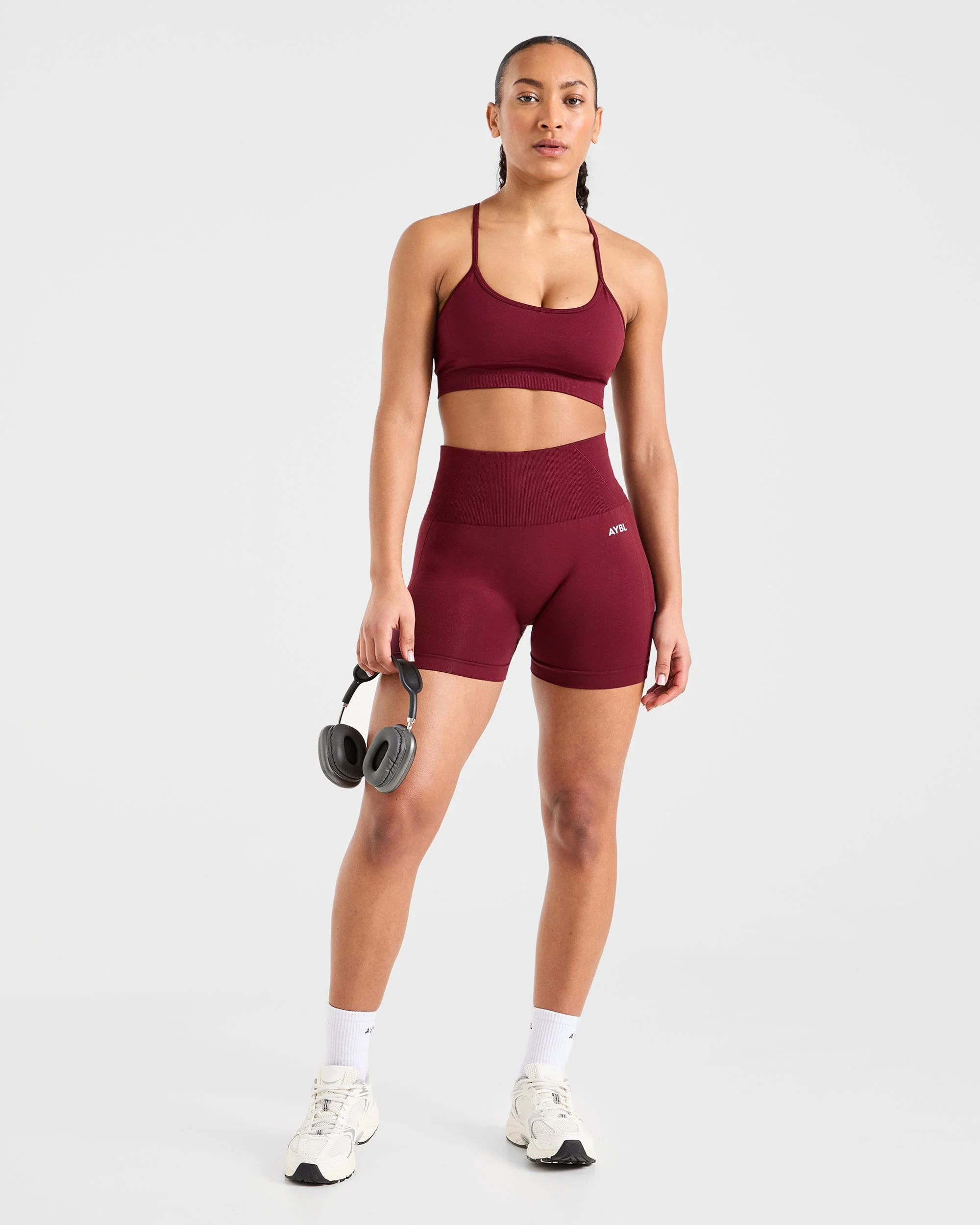 Empower Seamless Sports Bra - Rouge Wine - Image 8