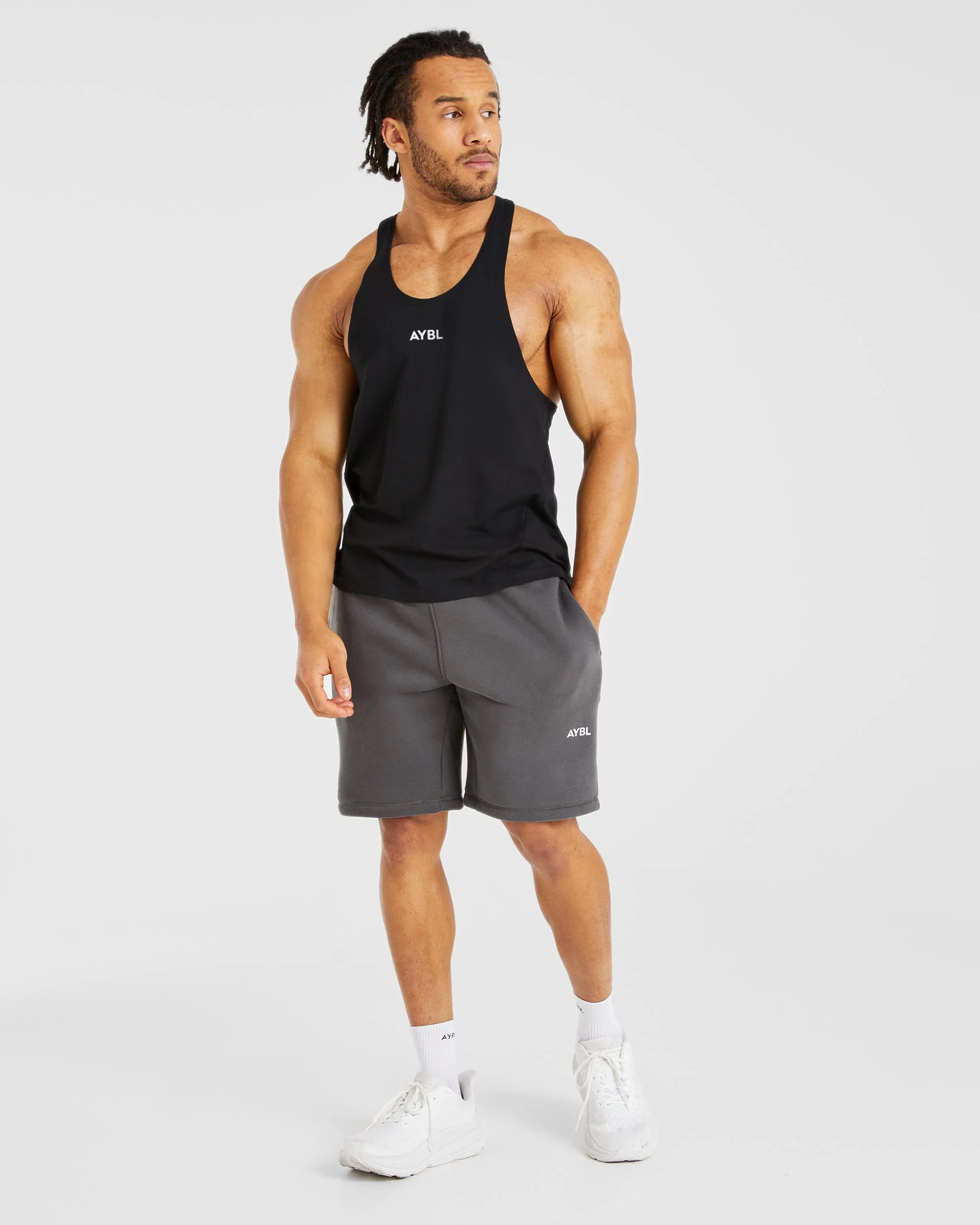 Essential 7" Shorts - Charcoal - Image 3