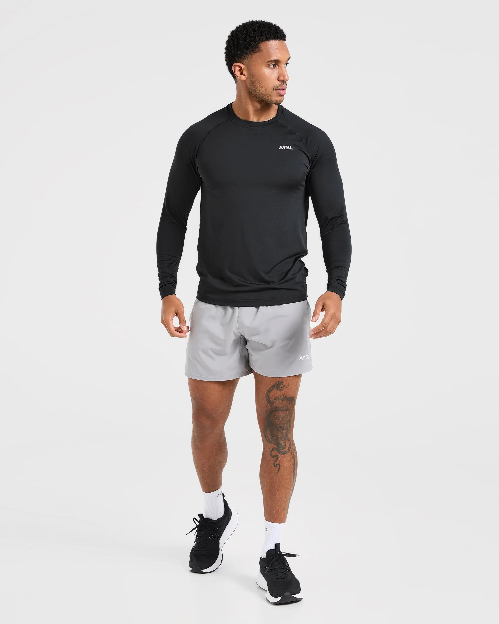 Essential Long Sleeve T Shirt - Noir - Image 3