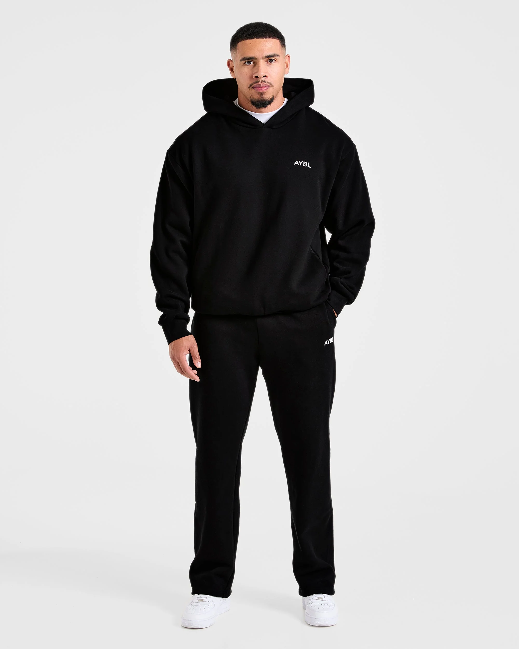 Essential Oversized Hoodie - Noir - Image 3