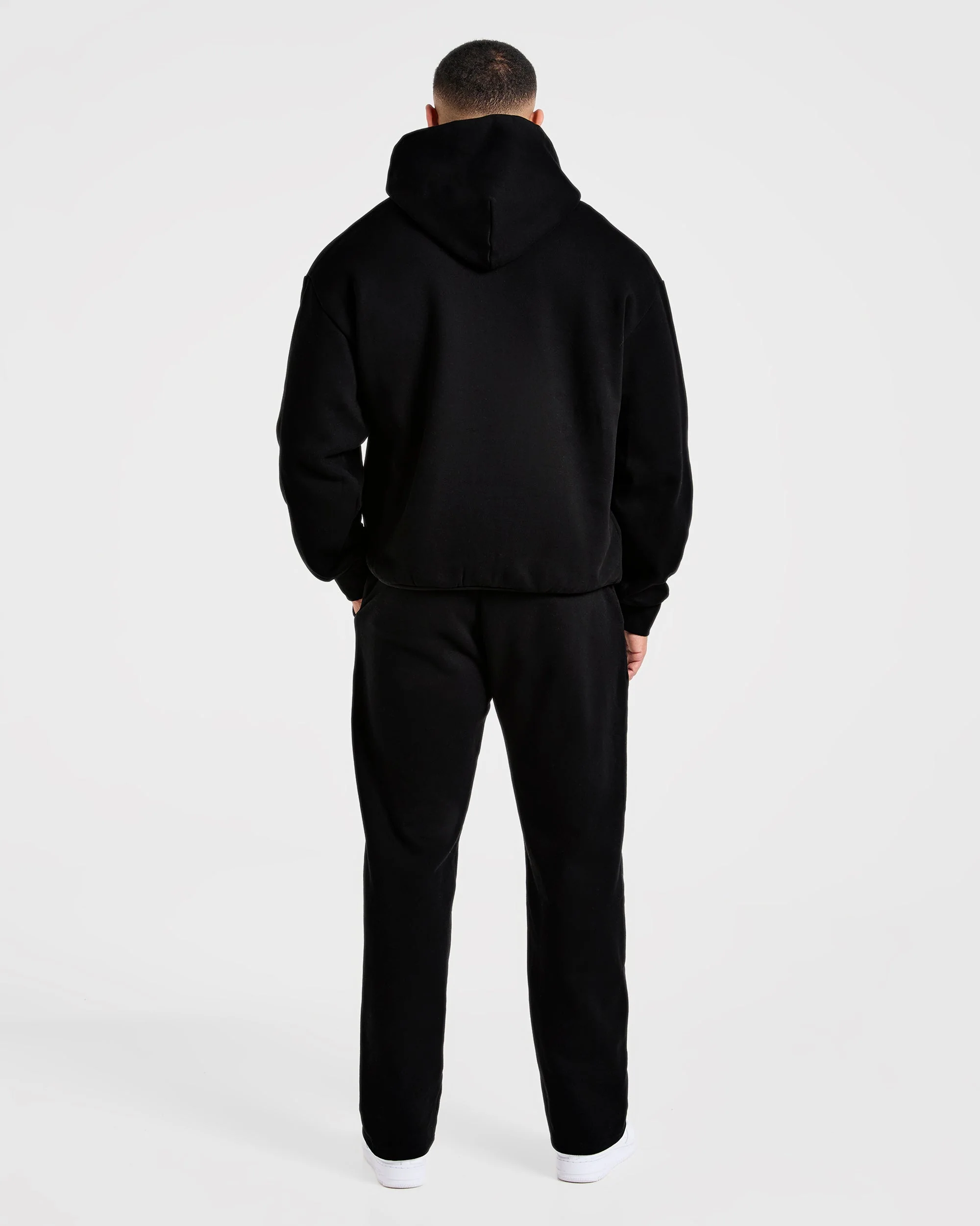 Essential Oversized Hoodie - Noir - Image 4