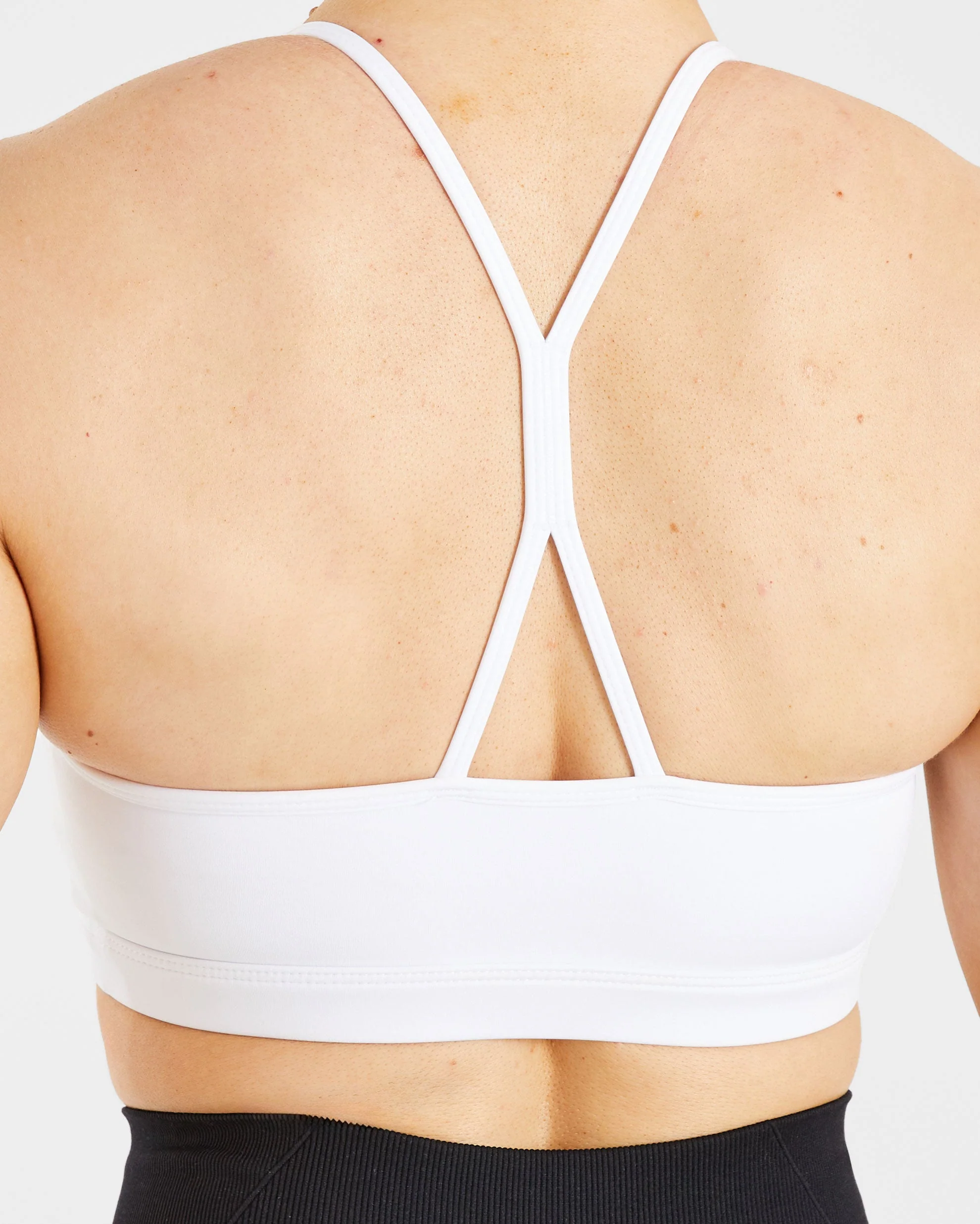 Essential Ruched Sports Bra - Blanc - Image 6