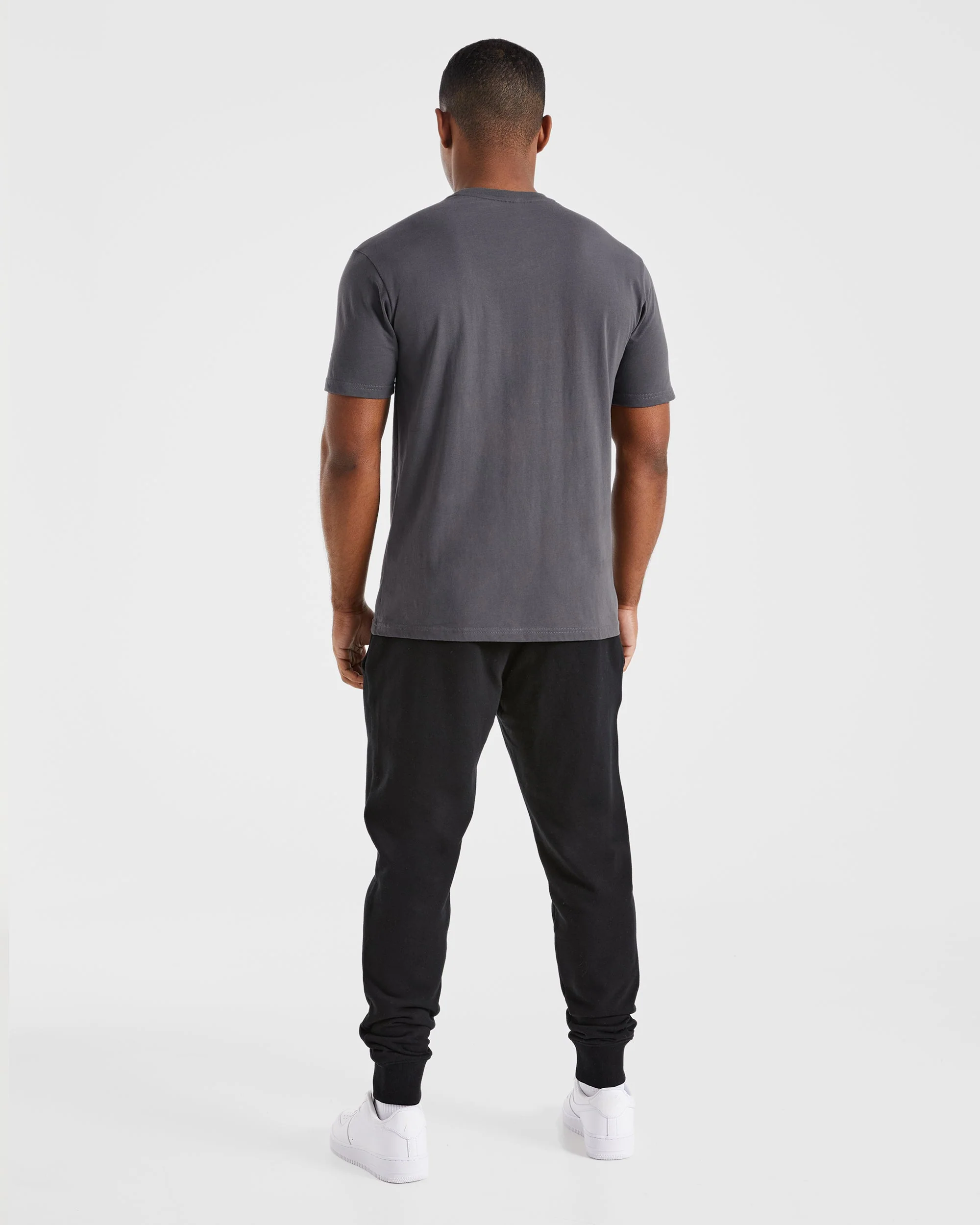 Essential T Shirt - Charcoal - Image 4