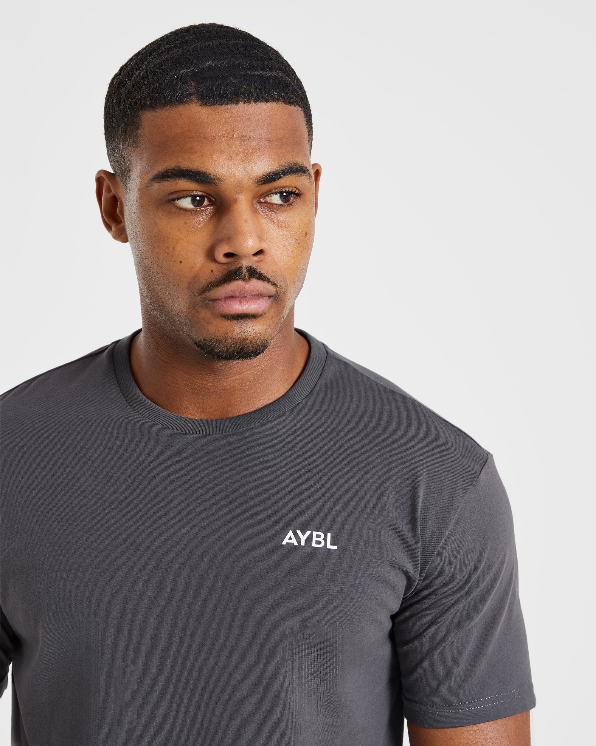 Essential T Shirt - Charcoal - Image 5