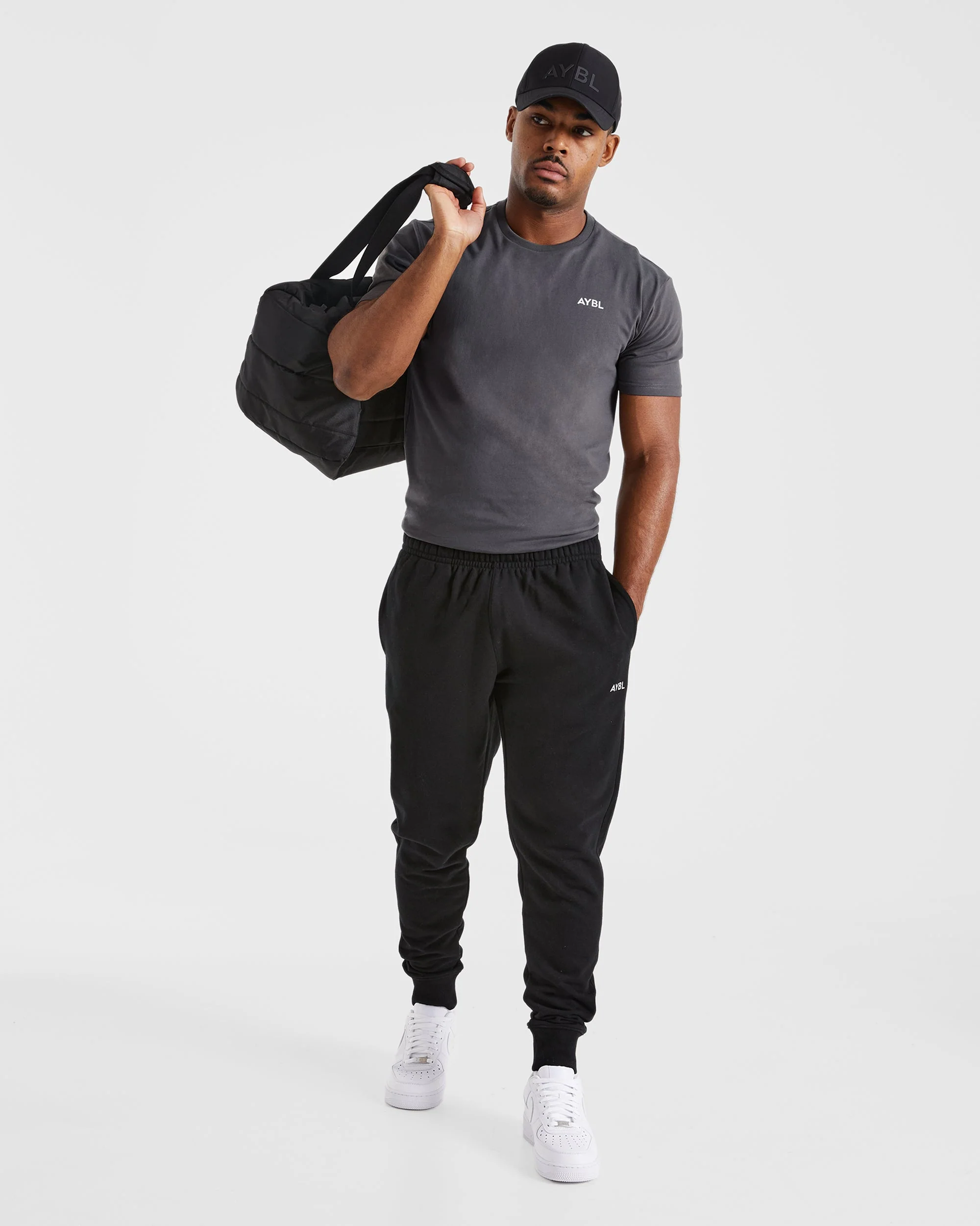 Essential T Shirt - Charcoal - Image 8