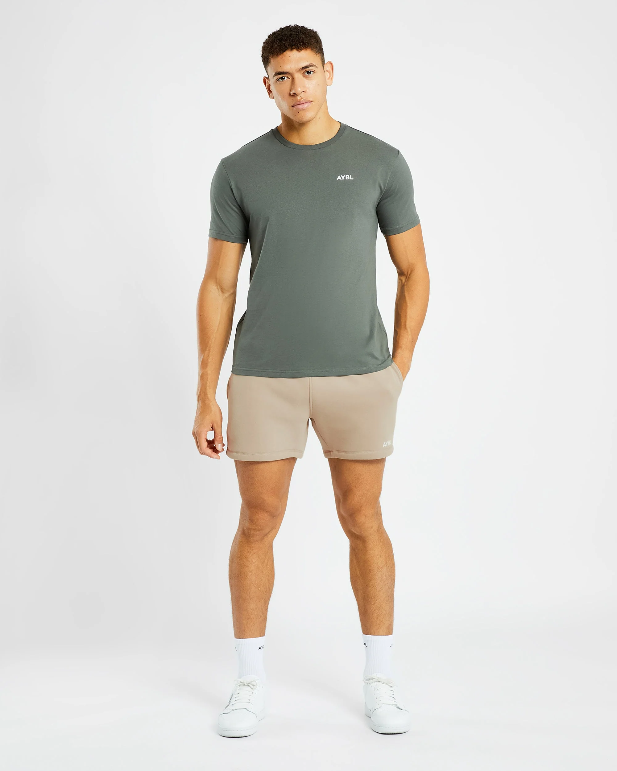 Essential T Shirt - Muted Vert - Image 3