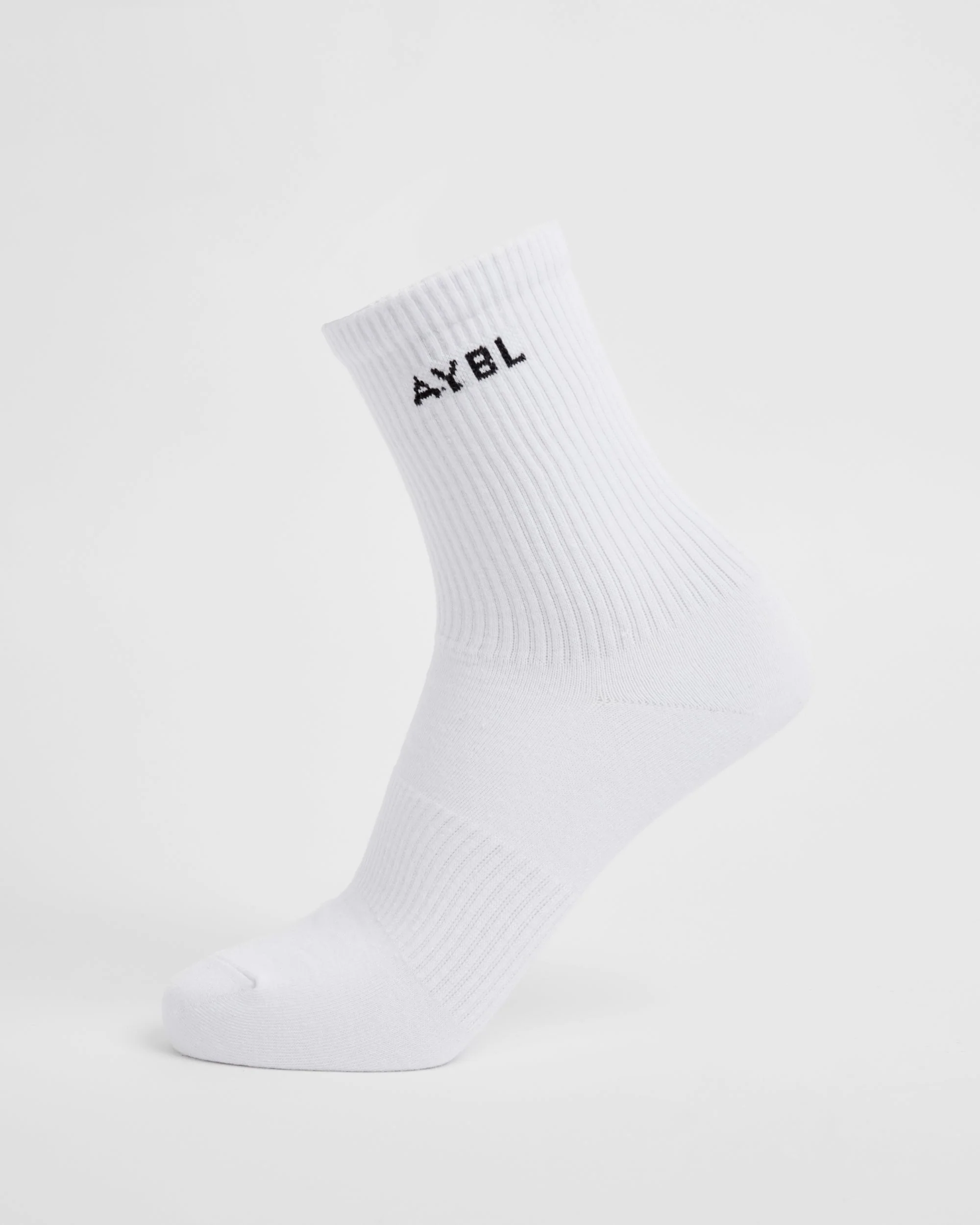 Everyday Crew Socks (3 Pack) - Blanc - Image 3