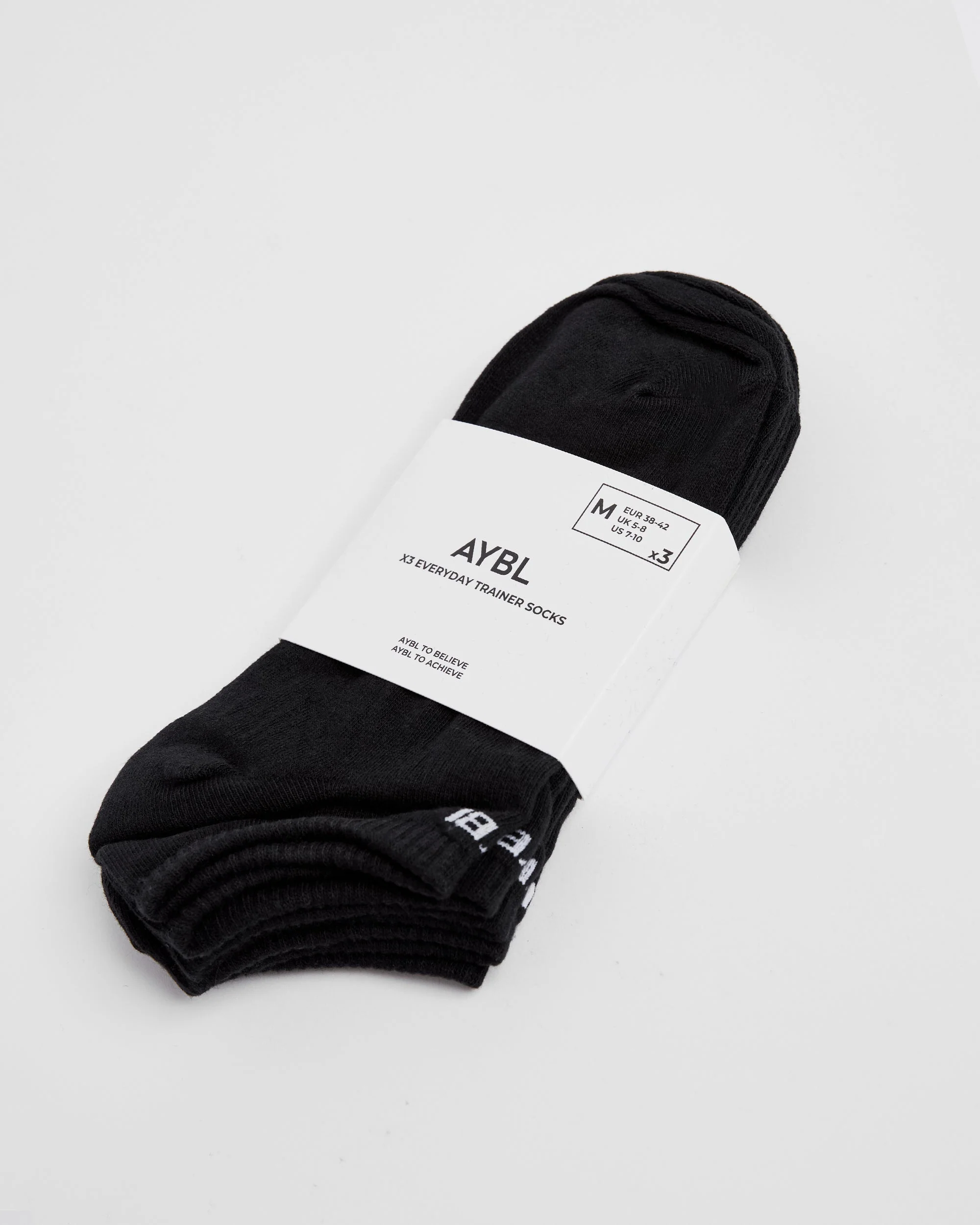 Everyday Trainer Socks (3 Pack) - Noir - Image 4