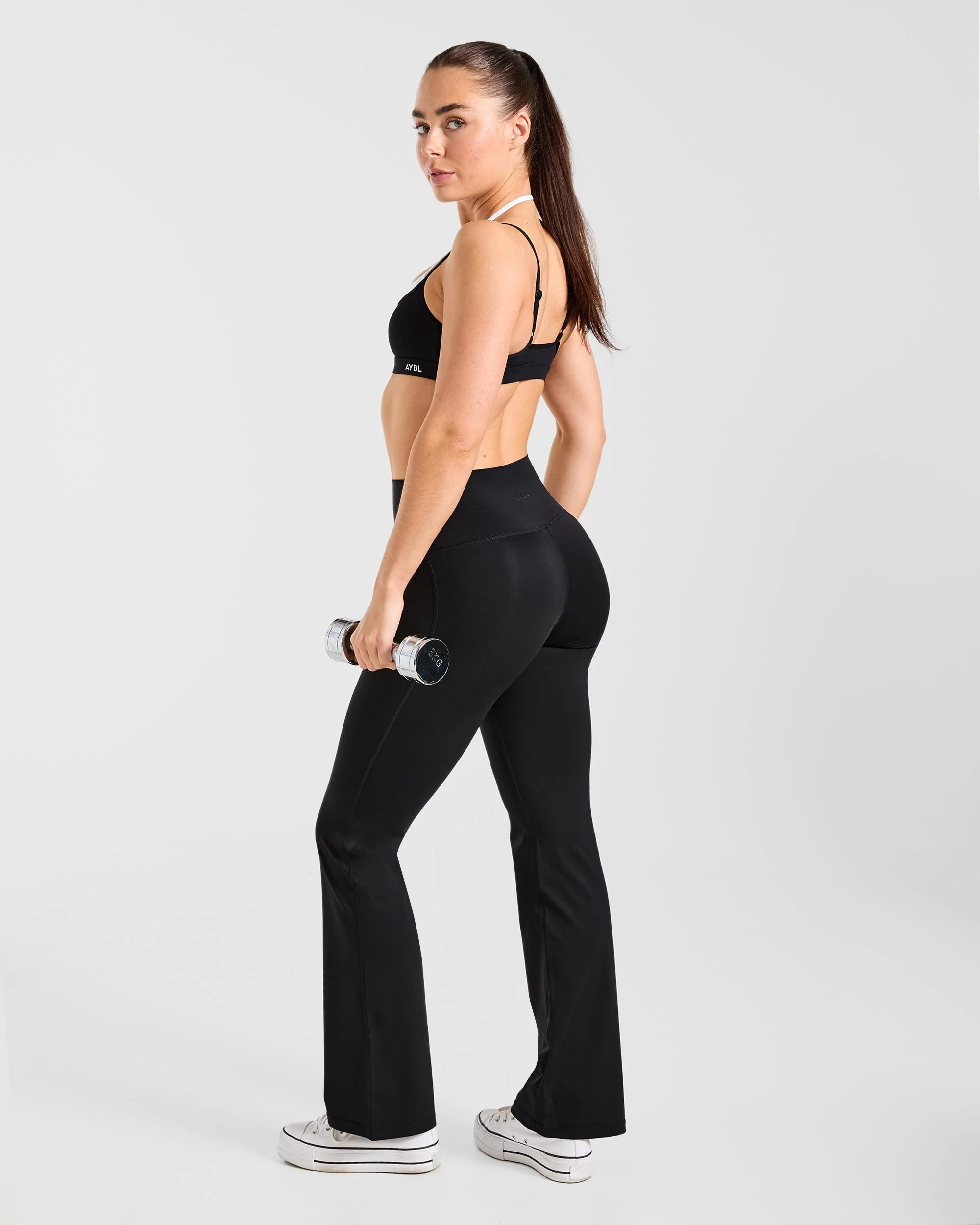 Sculpt Flared Leggings - Noir - Image 8