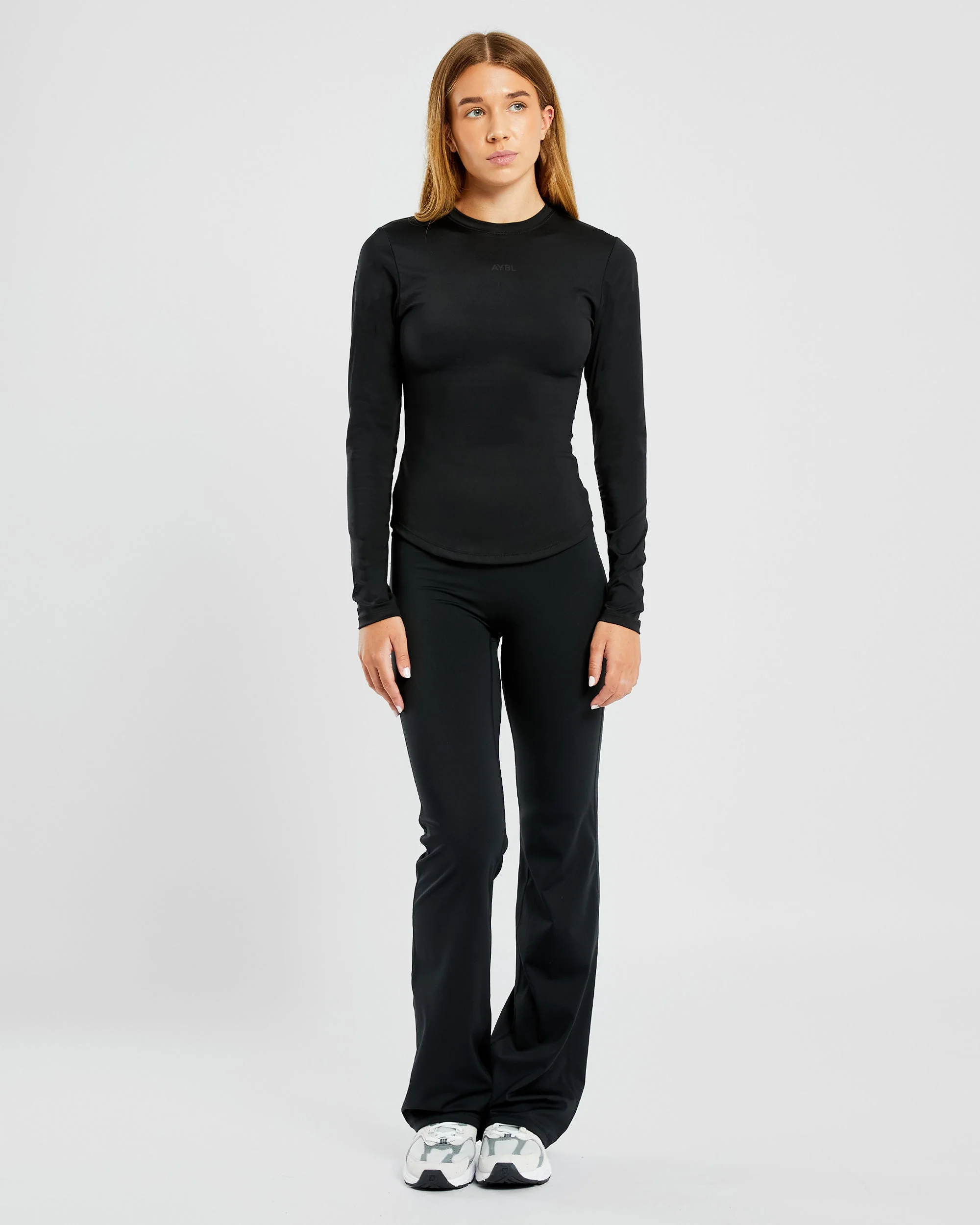 Sculpt Long Sleeve Top - Noir - Image 3