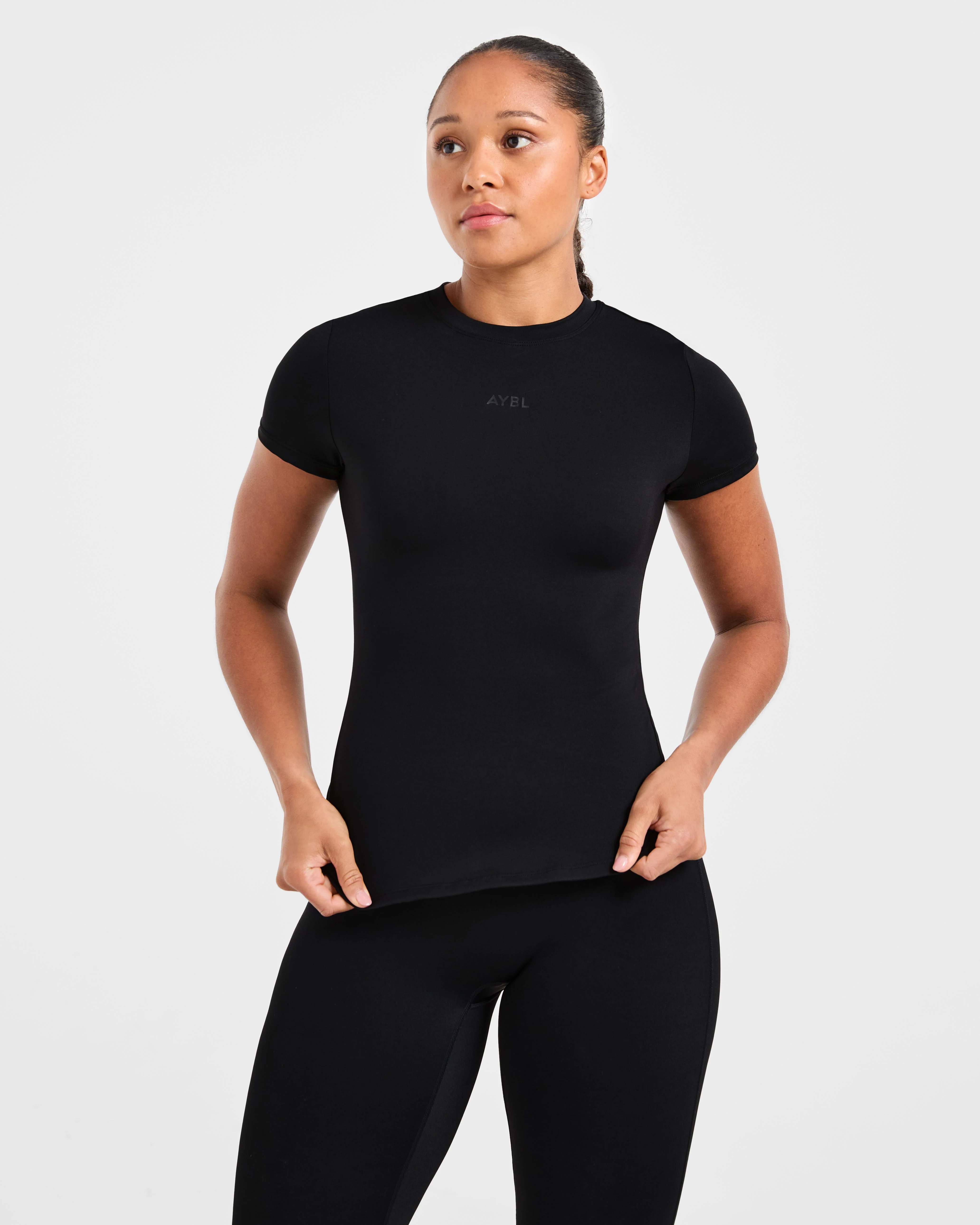 Sculpt T Shirt - Noir - Image 8