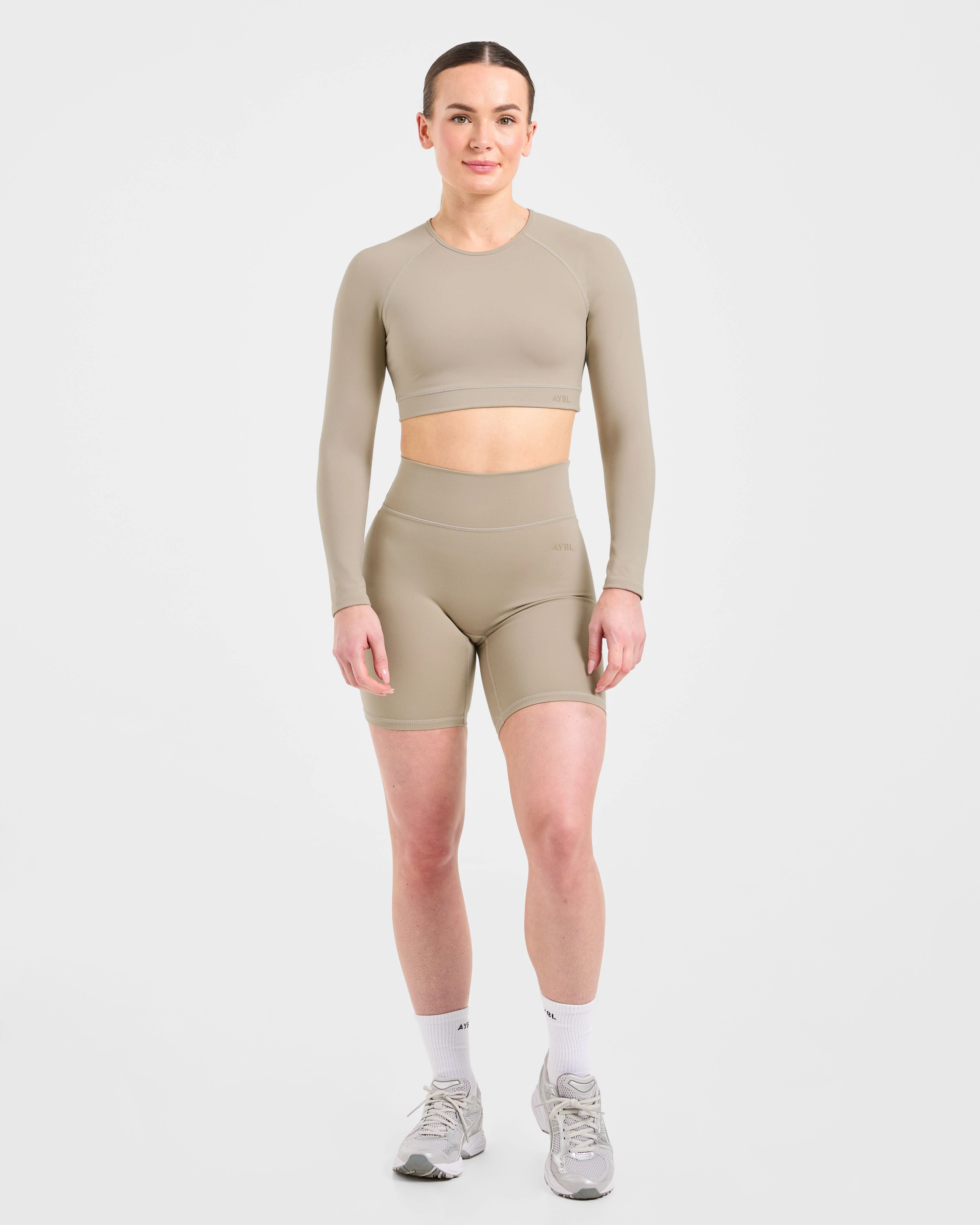 Staple Cycling Shorts - Muted Taupe - Image 3