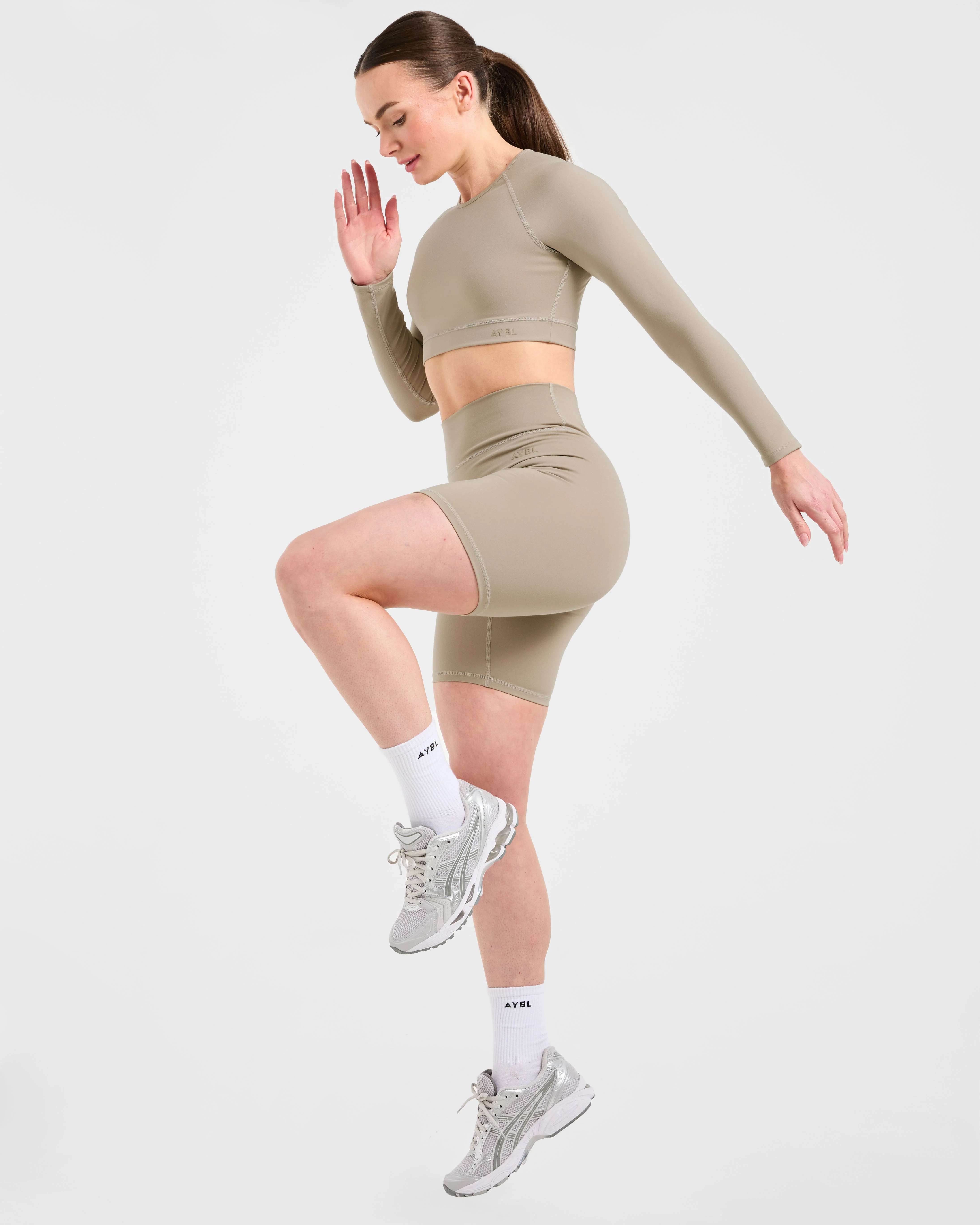 Staple Cycling Shorts - Muted Taupe - Image 7