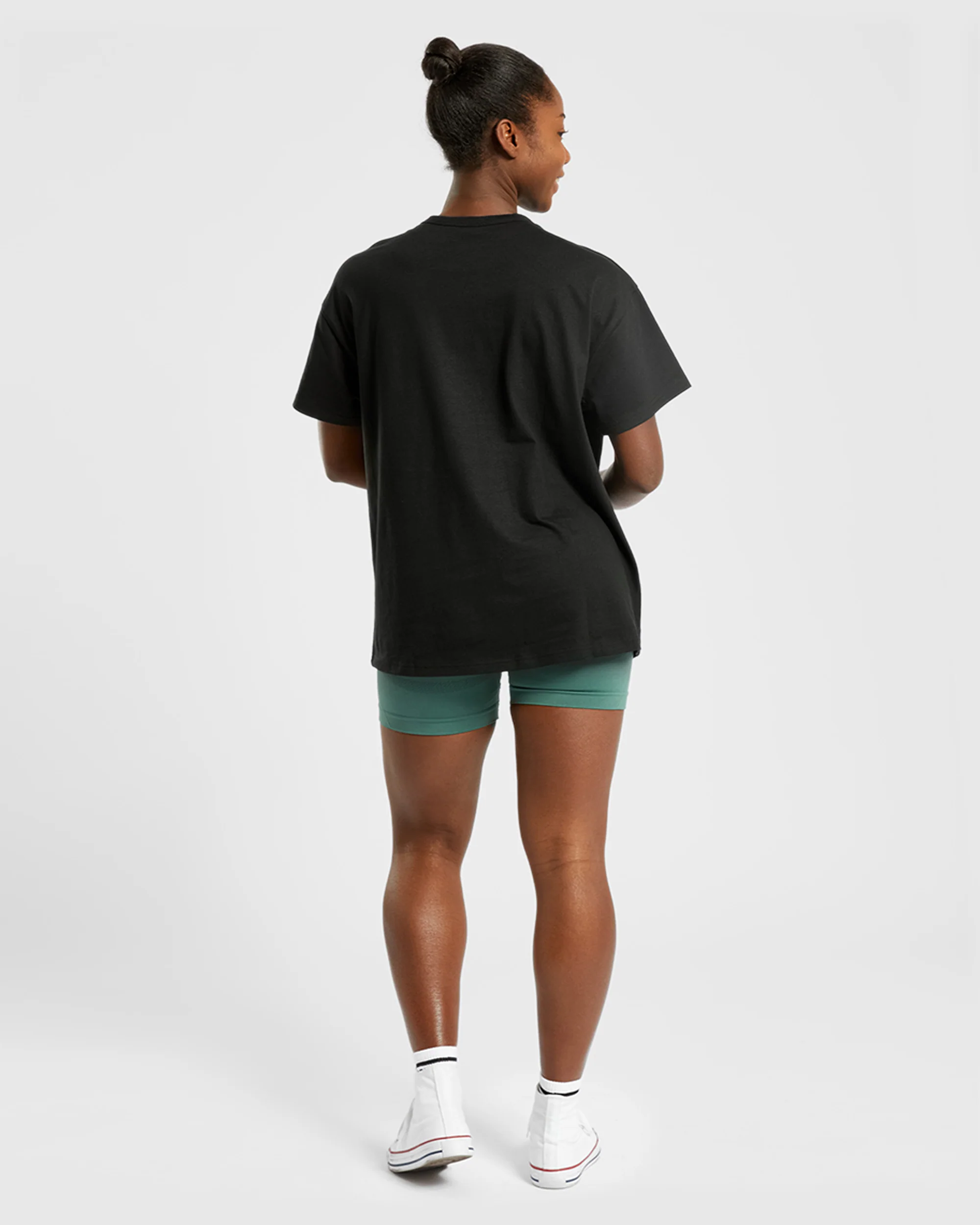 Varsity Oversized T Shirt - Noir - Image 12