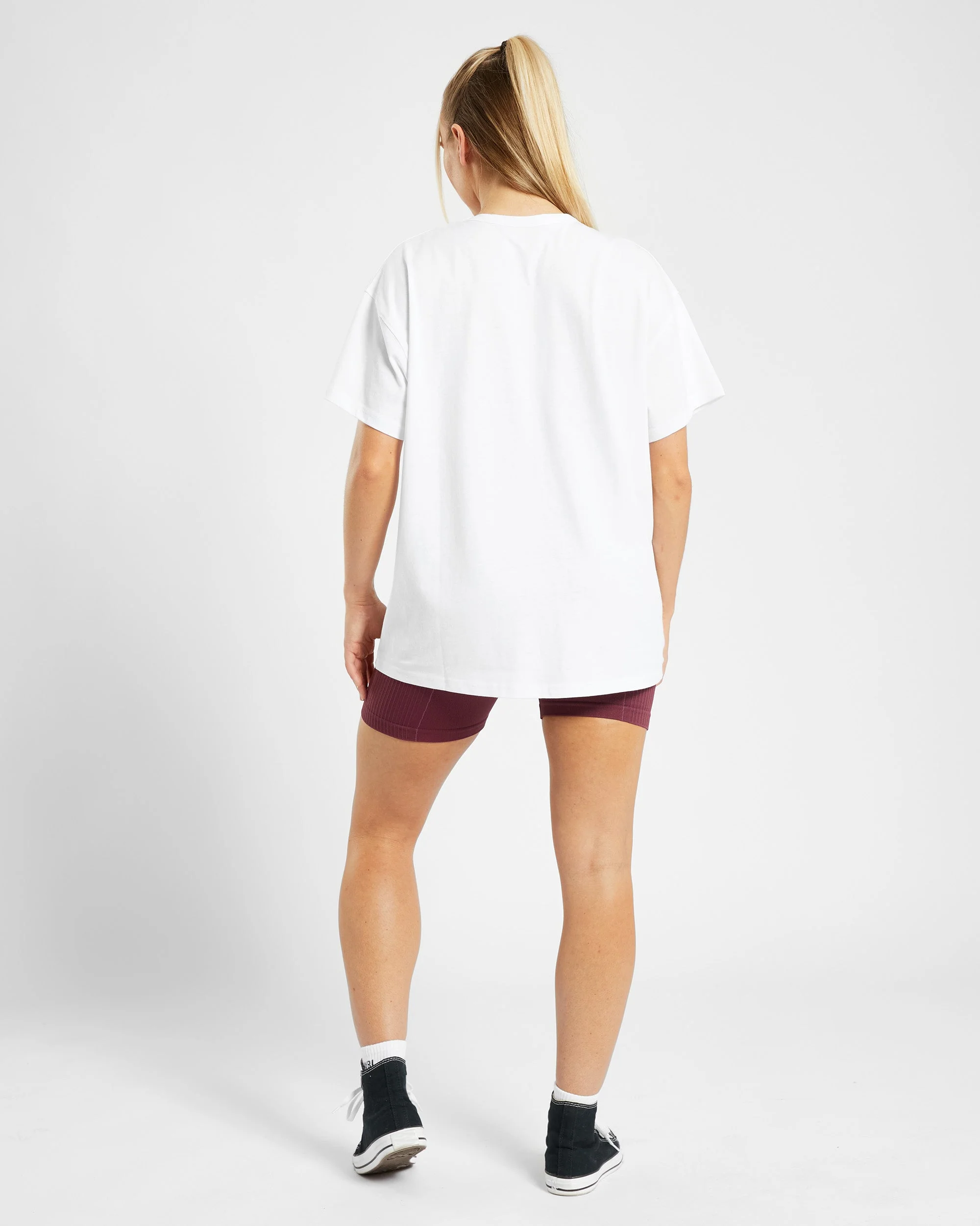 Varsity Oversized T Shirt - Blanc - Image 12