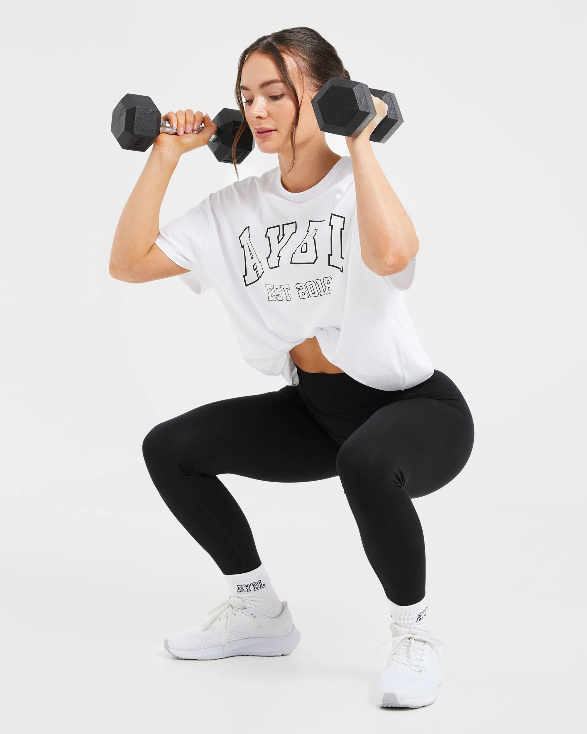 Varsity Oversized T Shirt - Blanc - Image 8